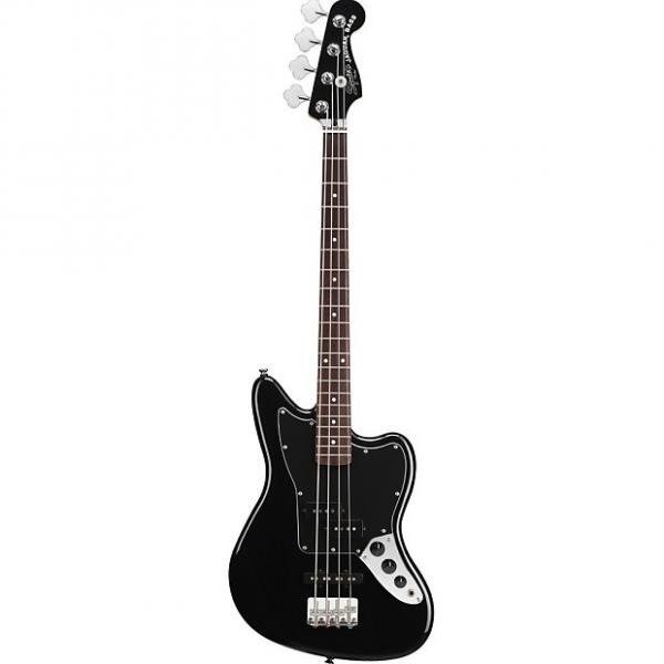 Custom Squier Vintage Modified Jaguar Bass Special SS (Short Scale) - Black #1 image