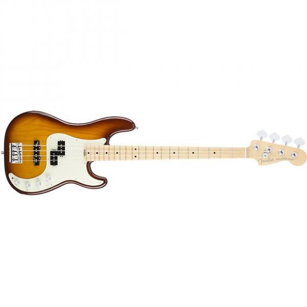 Custom Fender American Elite Precision Bass, Ash, Maple Fingerboard, Tobacco Burst - 0196902752 #1 image