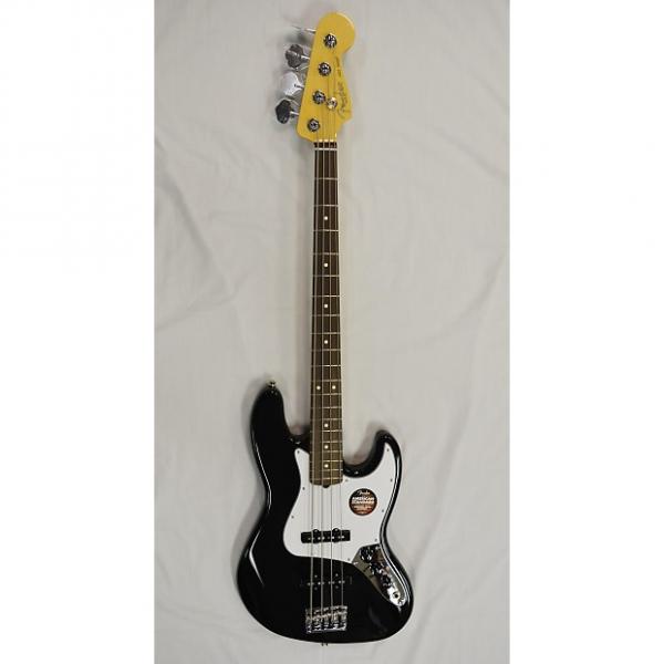 Custom Fender  American Standard Jazz Bass Black W/Case #1 image