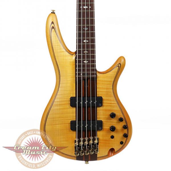 Custom Brand New Ibanez SR1405EVNF Premium Series 5-String Electric Bass in Vintage Natural Flat #1 image