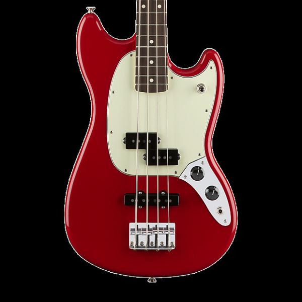 Custom Fender Mustang Bass PJ with Rosewood Fingerboard - Torino Red #1 image
