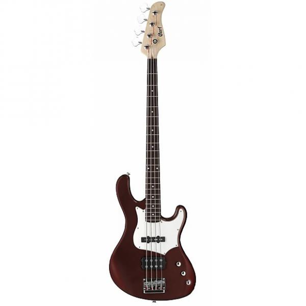 Custom Cort GB Series GB34A 4-String Electric Bass Guitar, Walnut Satin #1 image