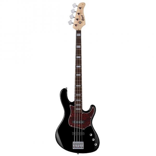 Custom Cort GB Series GB34J 4-String Electric Bass Guitar, Black #1 image