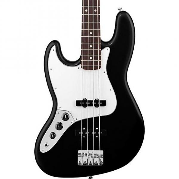 Custom Fender Standard Jazz Bass Left-Handed, Black #1 image