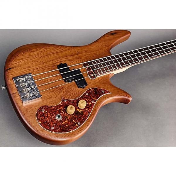 Custom Birdsong Cortobass #16C-342  31&quot; Scale Bass Guitar, Redwood BEERBASS Theme Build #1 image