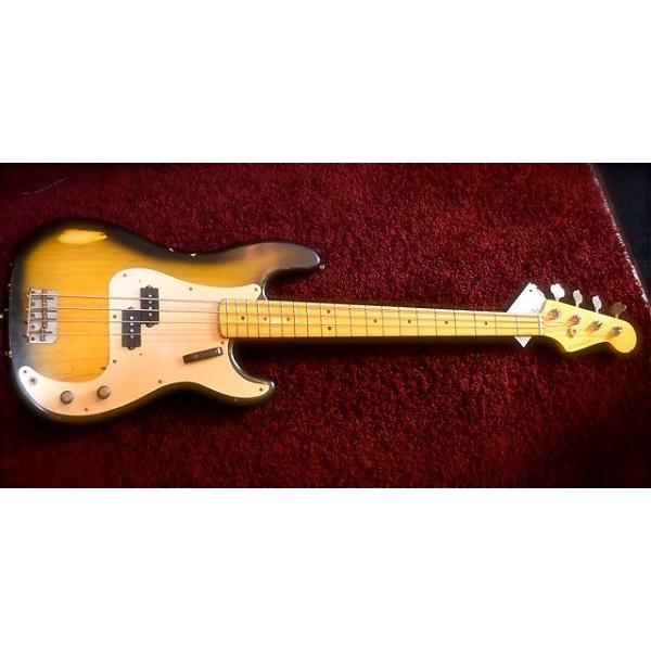 Custom Nash P-57 bass 2014 2 Tone Sunburst #1 image