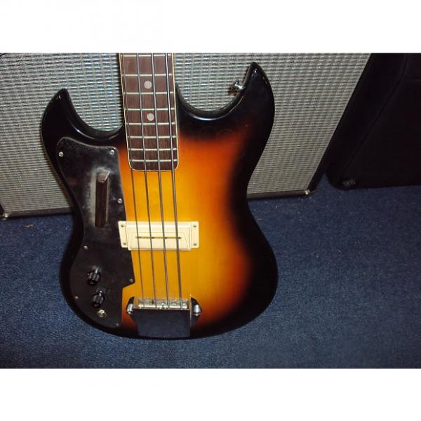 Custom Japan Bass Guitar Left handed 1960s Brown Burst #1 image