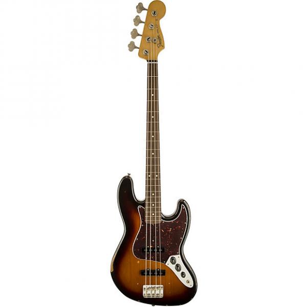 Custom Fender Road Worn 60s Jazz Bass 4-String Electric Bass 3-Color Sunburst #1 image