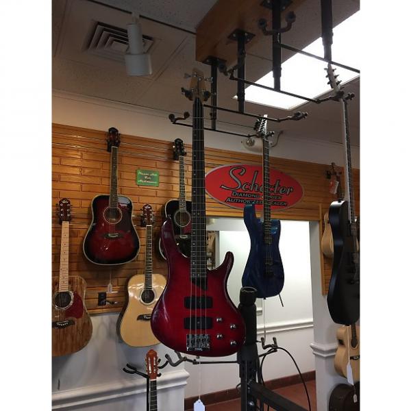 Custom USED Washburn XB400 4 String Bass Red #1 image