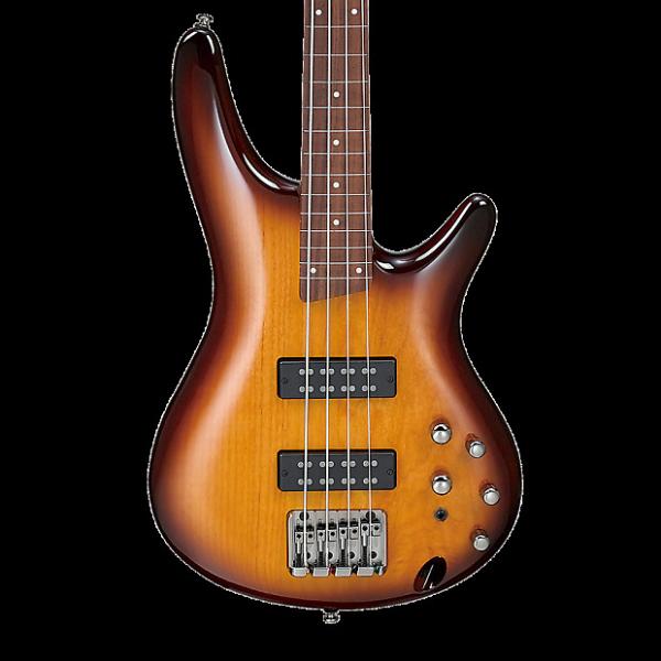 Custom Ibanez SR370EF Fretless 4-String Bass - Brown Burst #1 image