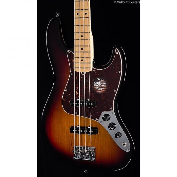 Custom Fender American Standard Jazz Bass® 3-Tone Sunburst, Maple (813) #1 image