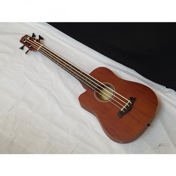 Custom GOLD TONE MicroBass M-Bass LEFTY 4-string A/E Short-Scale BASS guitar w/ BAG new #1 image