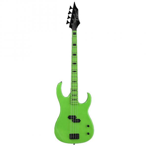 Custom Dean Florescent Green 4-String Bass Florescent Green w/Dimarzio Strap #1 image