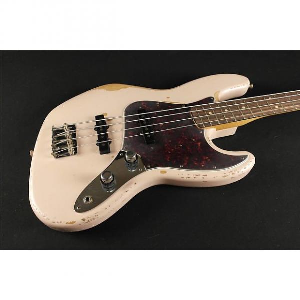 Custom Fender Signature Model FLEA Jazz Bass, Rosewood Fingerboard, Roadworn Shell Pink (916) #1 image