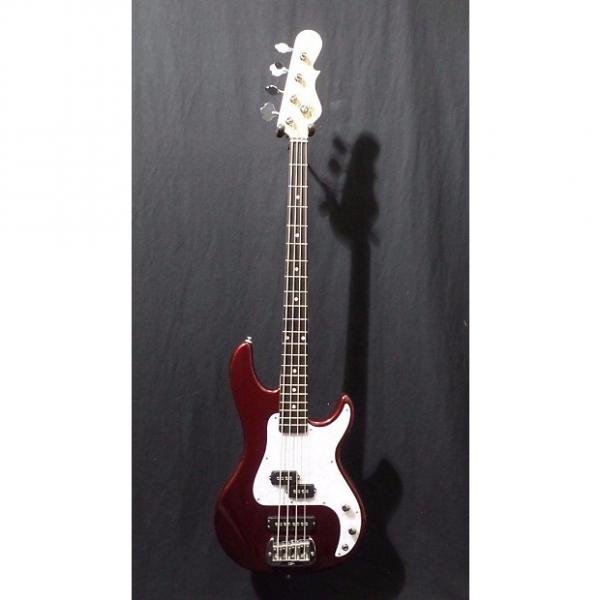 Custom G&amp;L Tribute SB2 Electric Bass in Bordeaux Red Metallic &amp; Gig Bag #8279 #1 image
