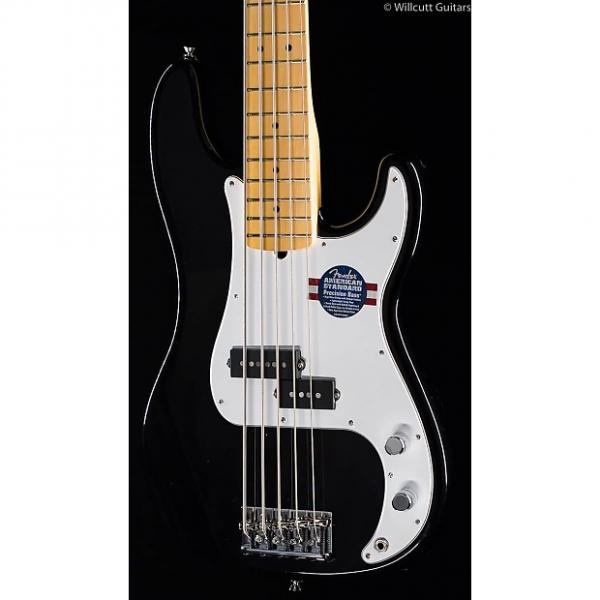 Custom Fender American Standard Precision Bass® V Black (711) #1 image