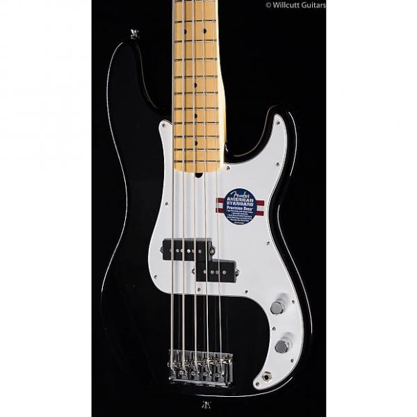 Custom Fender American Standard Precision Bass® V Black (835) #1 image