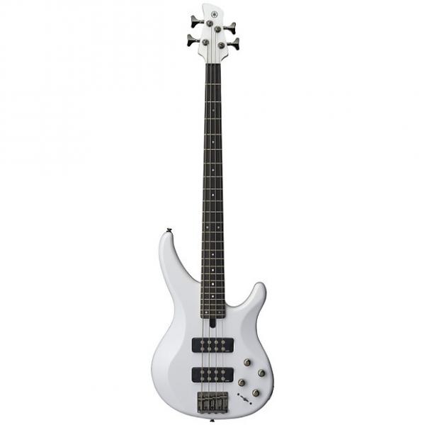 Custom Yamaha TRBX304 White 4-String Electric Bass Guitar #1 image
