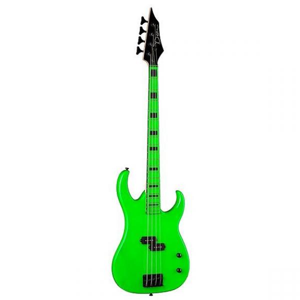 Custom Dean Custom Zone 4-String Electric Bass Guitar, Nuclear Green #1 image