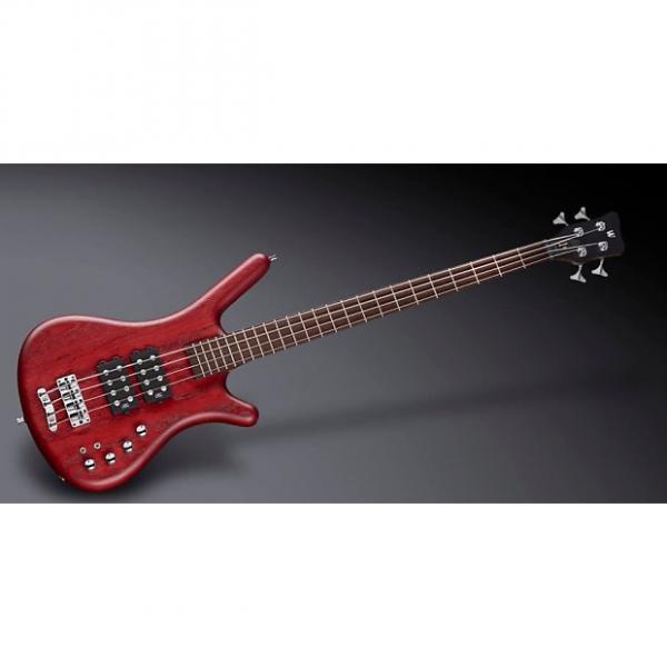 Custom Warwick German Corvette $$ 4-String Bass, Burgundy Red Stain High Polish, Active, Wenge Board #1 image
