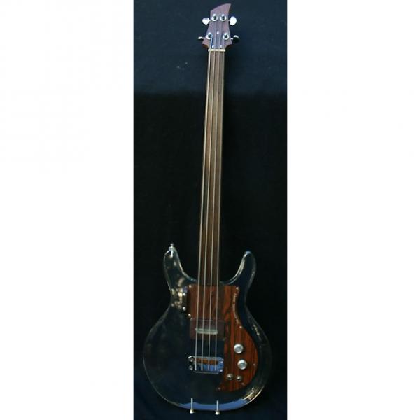 Custom Ampeg Dan Armstrong Lucite Fretless Bass 1970 Clear #1 image