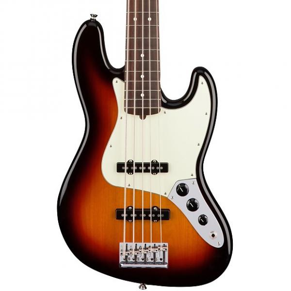 Custom Fender American Pro Jazz V Electric Bass, 5-String (Rosewood Fingerboard), 3-Color Sunburst #1 image