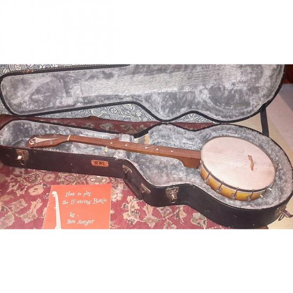 Custom Kay Montgomery Wards Tesico Made In The USA USA us Five String Banjo Vintage 1950 Lemon Burst Tkl Hard  Case #1 image