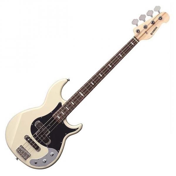 Custom Yamaha BB424X Electric Bass - Vintage White #1 image