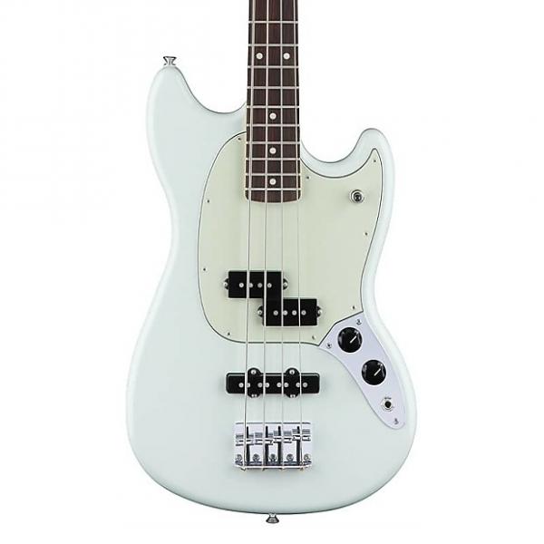 Custom Fender Mustang Bass PJ with Rosewood Fingerboard - Sonic Blue #1 image