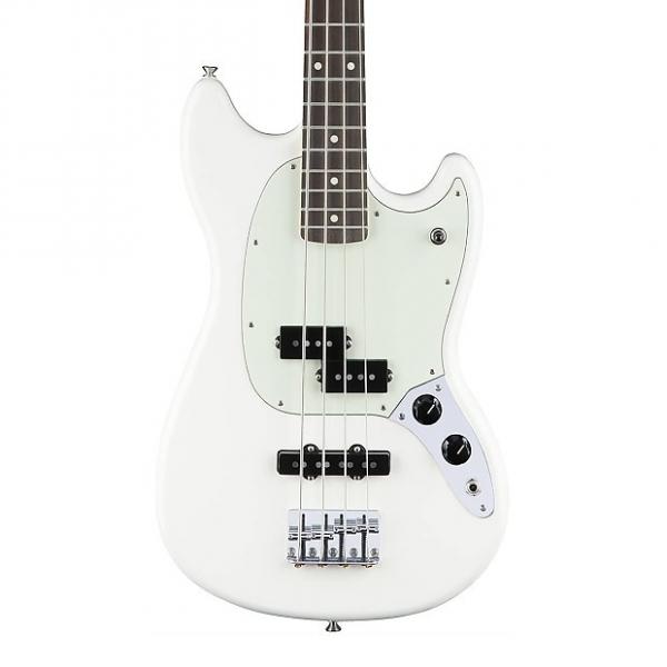 Custom Fender Mustang Bass PJ with Rosewood Fingerboard - Olympic White #1 image
