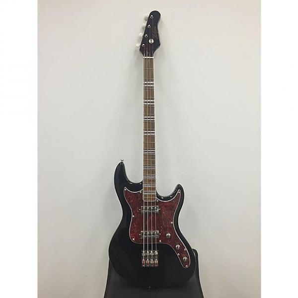Custom Hofner Galaxie Four String Electric Bass Guitar in Black #1 image