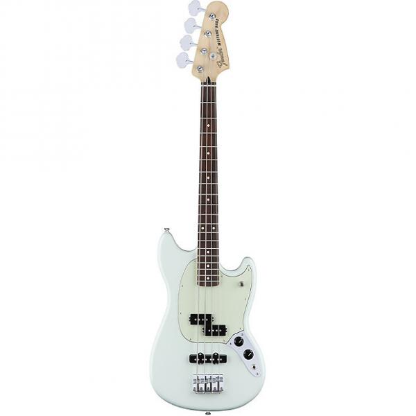 Custom Fender Mustang Bass Guitar PJ Pickups Sonic Blue #1 image