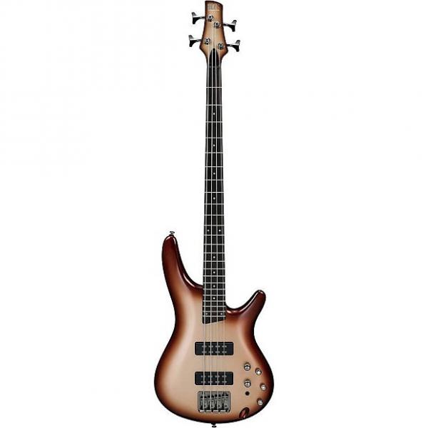 Custom Ibanez SR300E 4-String Electric Bass Guitar, Charred Champagne Burst #1 image
