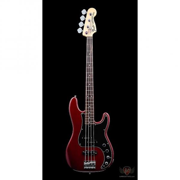 Custom Pre-Owned Fender American Deluxe Precision Bass RW - Wine Transparent (035) #1 image