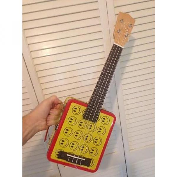 Custom Ukulele -- a unique Cigar Box Guitar style instrument made with a Retro Lunch Box #1 image