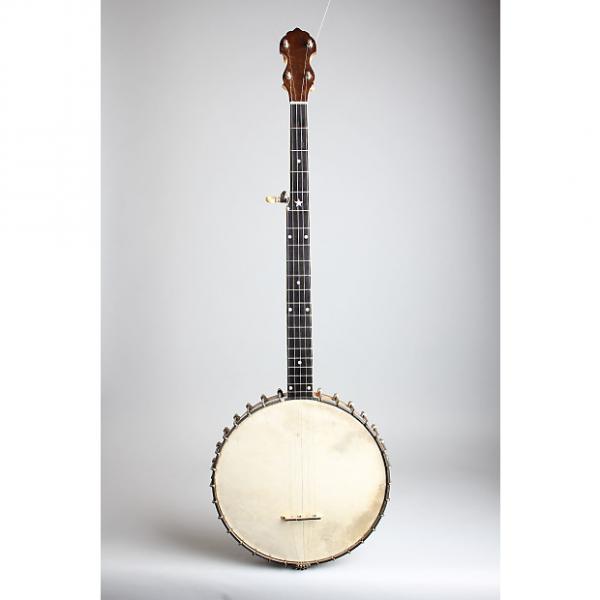 Custom Vega  Regent 5 String Banjo (1925), ser. #66404, black hard shell case. #1 image