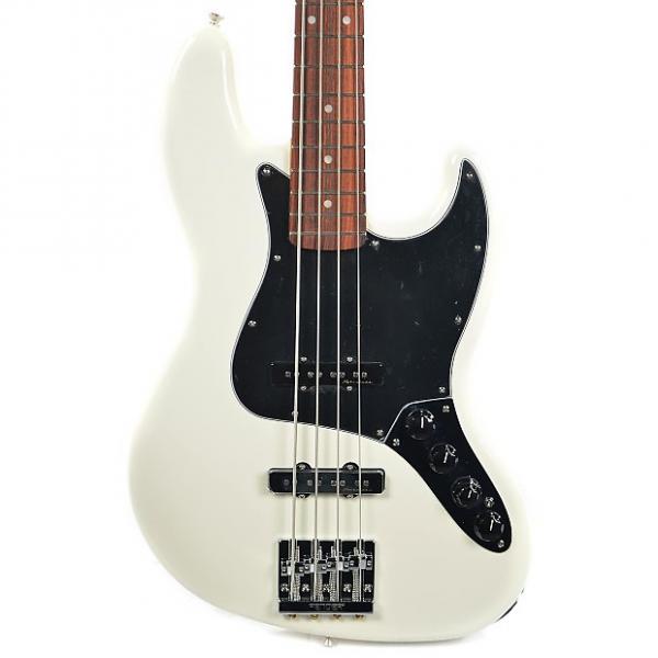 Custom Fender Deluxe Active Jazz Bass RW Olympic White #1 image