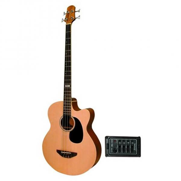 Custom Trinity River Acoustic/Electric Bass Guitar with Spruce Top Model: OB3CENSZ #1 image