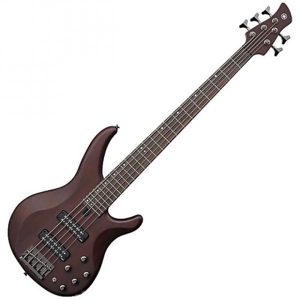 Custom Yamaha TRBX505 5-String Electric Bass Guitar Translucent Brown B-STOCK (B2) #1 image