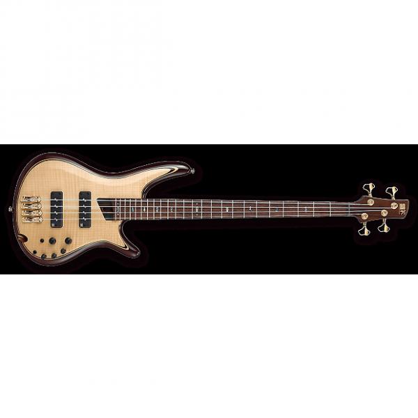 Custom Ibanez SR1400ENT SR Premium 4-String Flame Maple Top Electric Bass in Natural #1 image