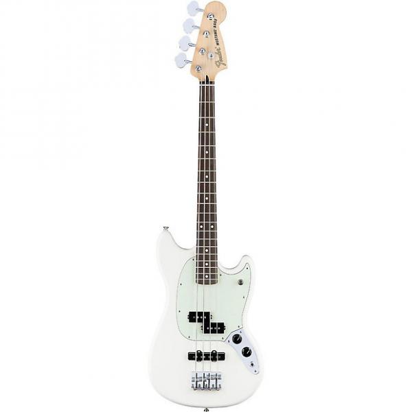 Custom Fender Mustang Bass PJ  Olympic White 4-String Electric Bass #1 image