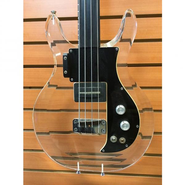 Custom Ampeg Fretless Dan Armstrong Lucite Bass #1 image