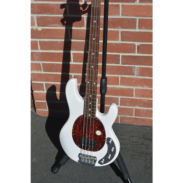 Custom Sterling by Music Man Ray 34 Bass 2015 Pearl White #1 image