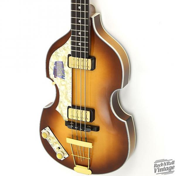 Custom Hofner 500/1 Ed Sullivan Violin Bass Sunburst B-Stock #1 image