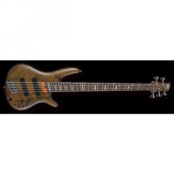 Custom Ibanez SRFF805 SR Series 5-String Multi-Scale Electric Bass Guitar Walnut Flat #1 image