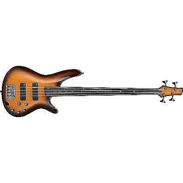 Custom Ibanez SR370 BBT SR Maple Body 4-String Electric Bass Guitar Brown Burst Finish #1 image