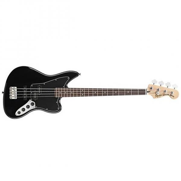 Custom Fender Squier Vintage Modified Jaguar Bass Black #1 image