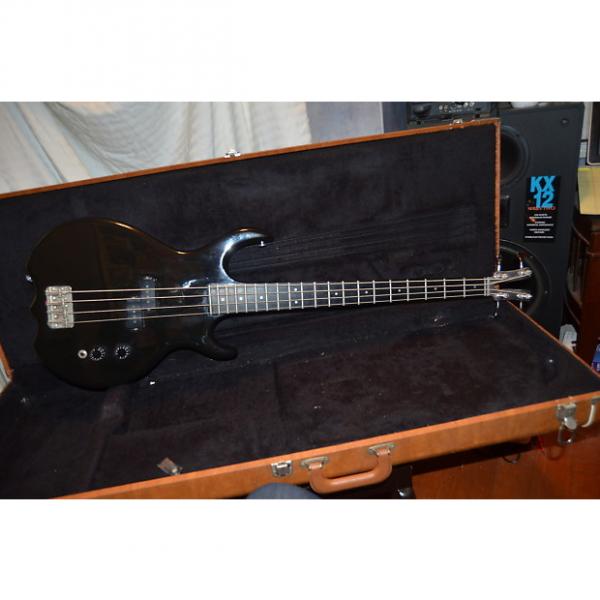 Custom Kramer stagemaster bass guitar 1980's black #1 image