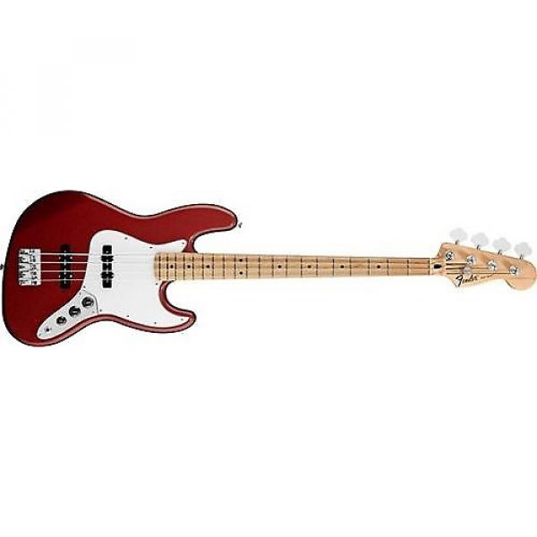 Custom Fender Standard Jazz Bass (Candy Apple Red, Maple Fingerboard) #1 image