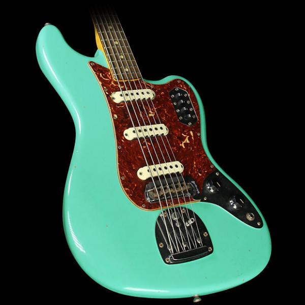 Custom Fender Custom Shop Bass VI Journeyman Relic Electric Bass Guitar Seafoam Green Metallic #1 image